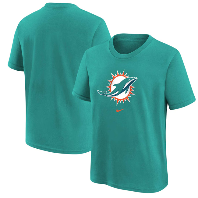 Men's Miami Dolphins Aqua T-Shirt（1pc Limited Per Order）